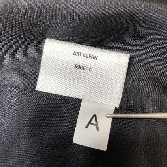 Eileen Fisher Women’s Silk Open Front Blazer Jacket Size Large Black 3/4 Sleeves - Picture 7 of 7